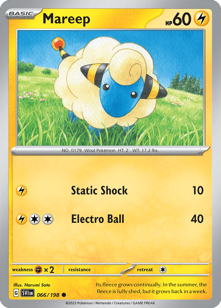 Mareep 66 — Scarlet & Violet