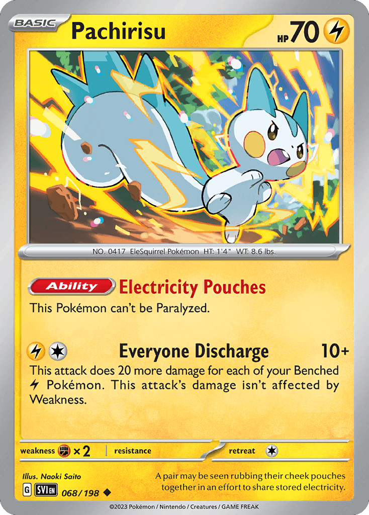 Pachirisu 68 — Scarlet & Violet