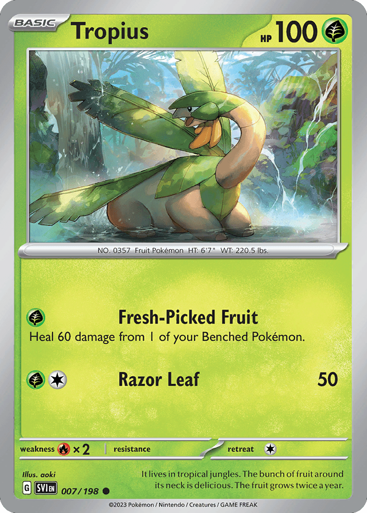 Tropius 7 — Scarlet & Violet