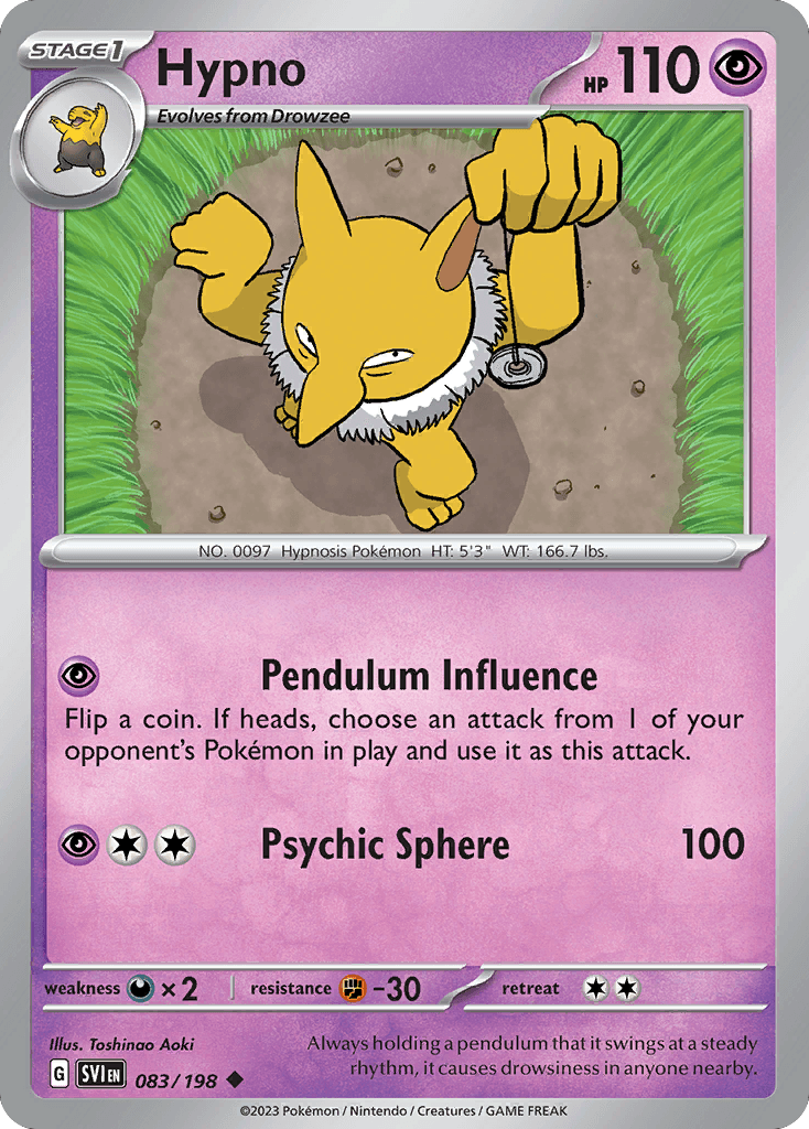 Hypno 83 — Scarlet & Violet