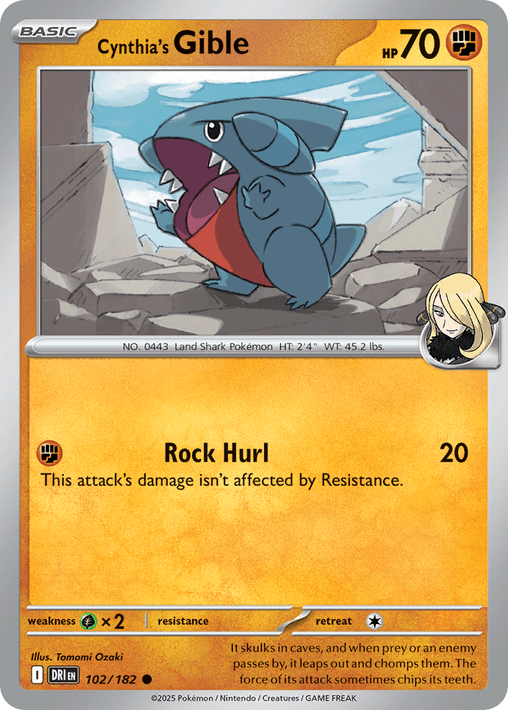 Cynthia's Gible 102