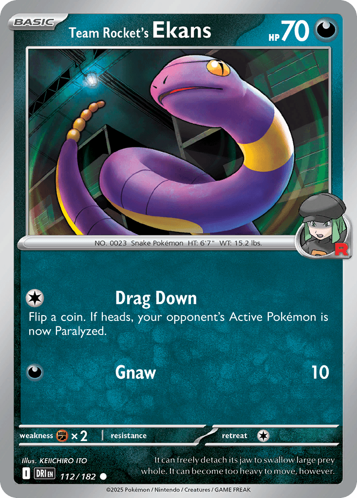 Team Rocket's Ekans 112