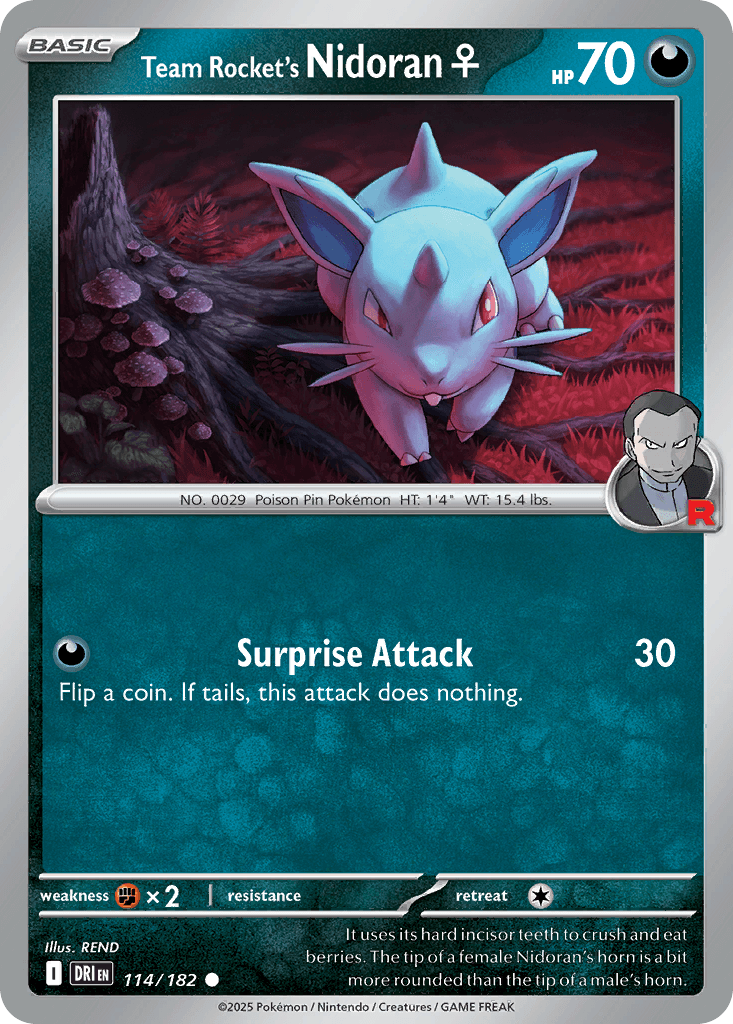 Team Rocket's Nidoran♀ 114 — Destined Rivals
