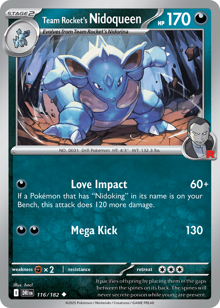 Team Rocket's Nidoqueen 116