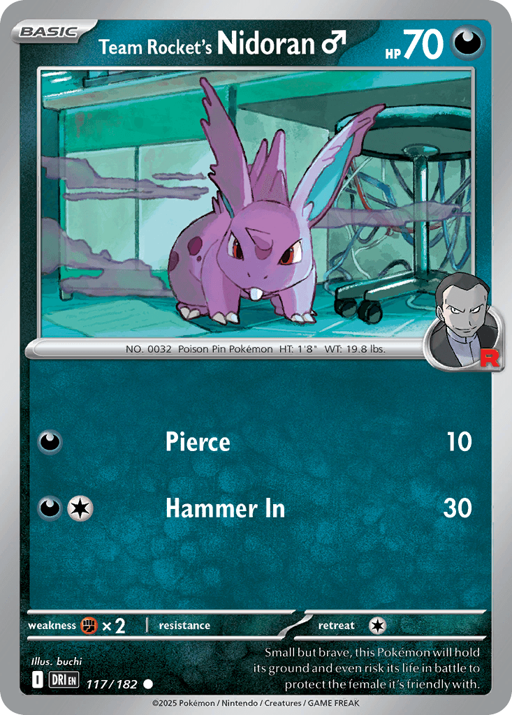 Team Rocket's Nidoran♂ 117