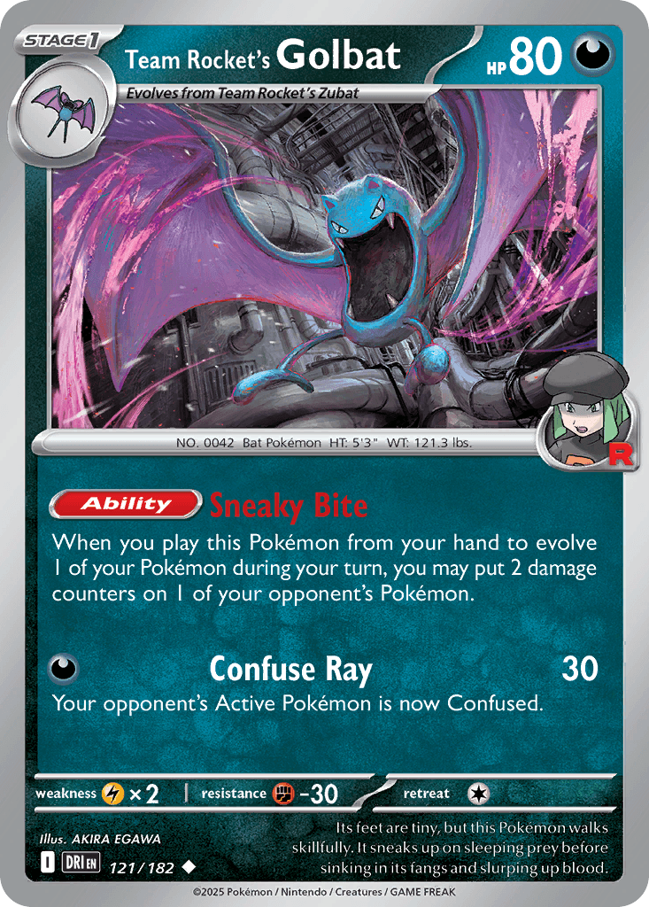 Team Rocket's Golbat 121