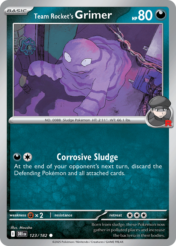 Team Rocket's Grimer 123 — Destined Rivals