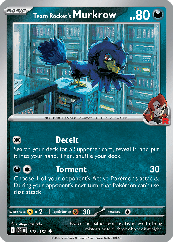Team Rocket's Murkrow 127