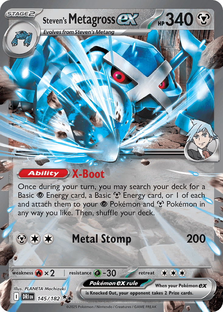 Steven's Metagross ex 145 — Destined Rivals