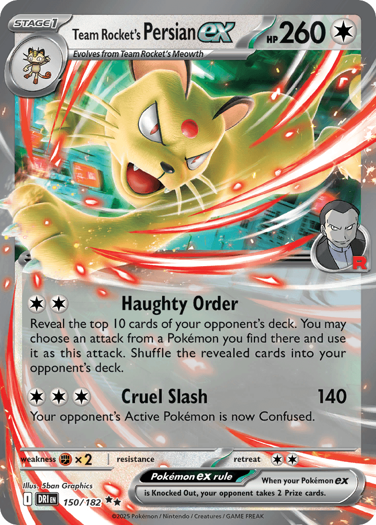 Team Rocket's Persian ex 150