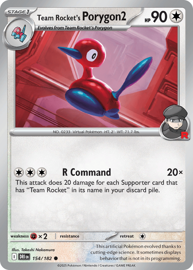 Team Rocket's Porygon2 154 — Destined Rivals