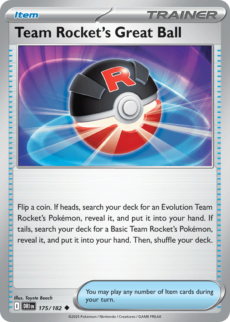 Team Rocket's Great Ball 175