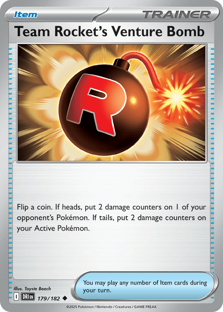 Team Rocket's Venture Bomb 179 — Destined Rivals