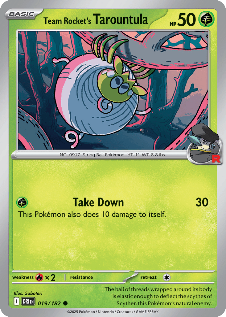 Team Rocket's Tarountula 19