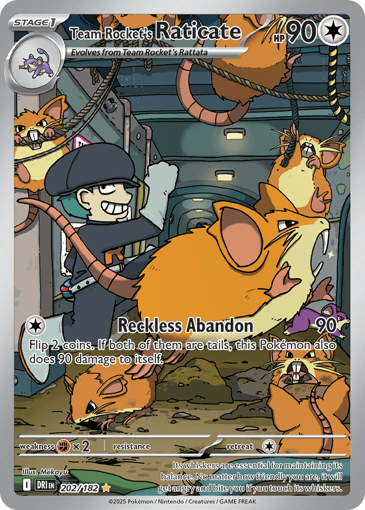Team Rocket's Raticate 202 — Destined Rivals