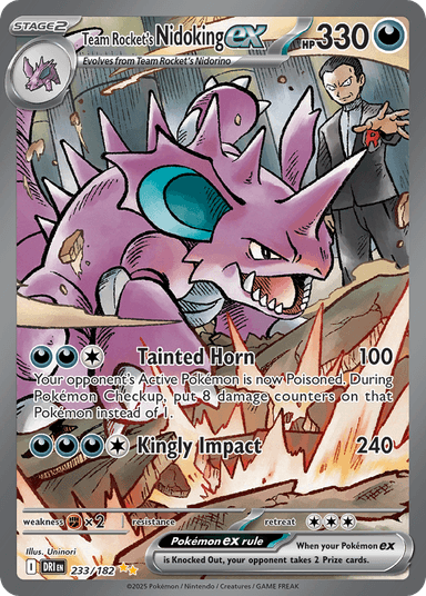 Team Rocket's Nidoking ex 233