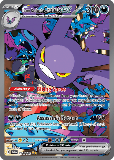 Team Rocket's Crobat ex 234