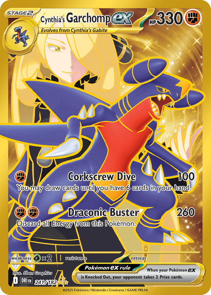 Cynthia's Garchomp ex 241