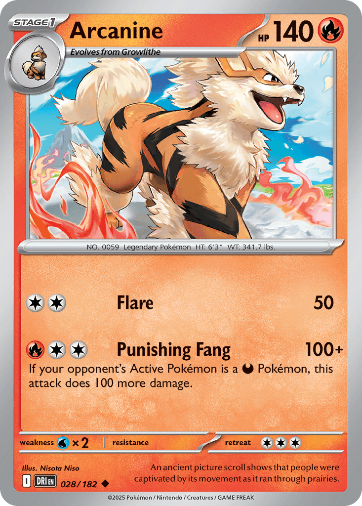 Arcanine 28 — Destined Rivals
