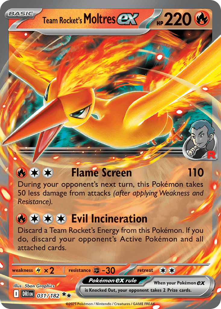 Team Rocket's Moltres ex 31