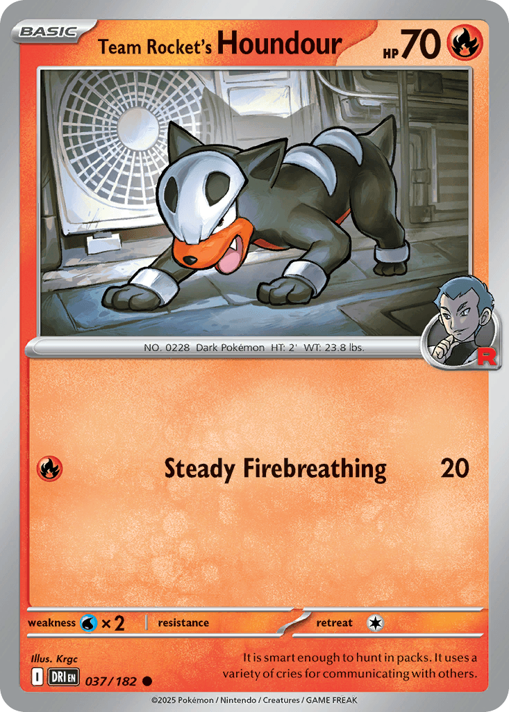 Team Rocket's Houndour 37 — Destined Rivals