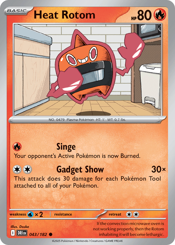 Heat Rotom 43 — Destined Rivals