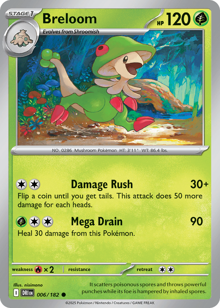 Breloom 6 — Destined Rivals