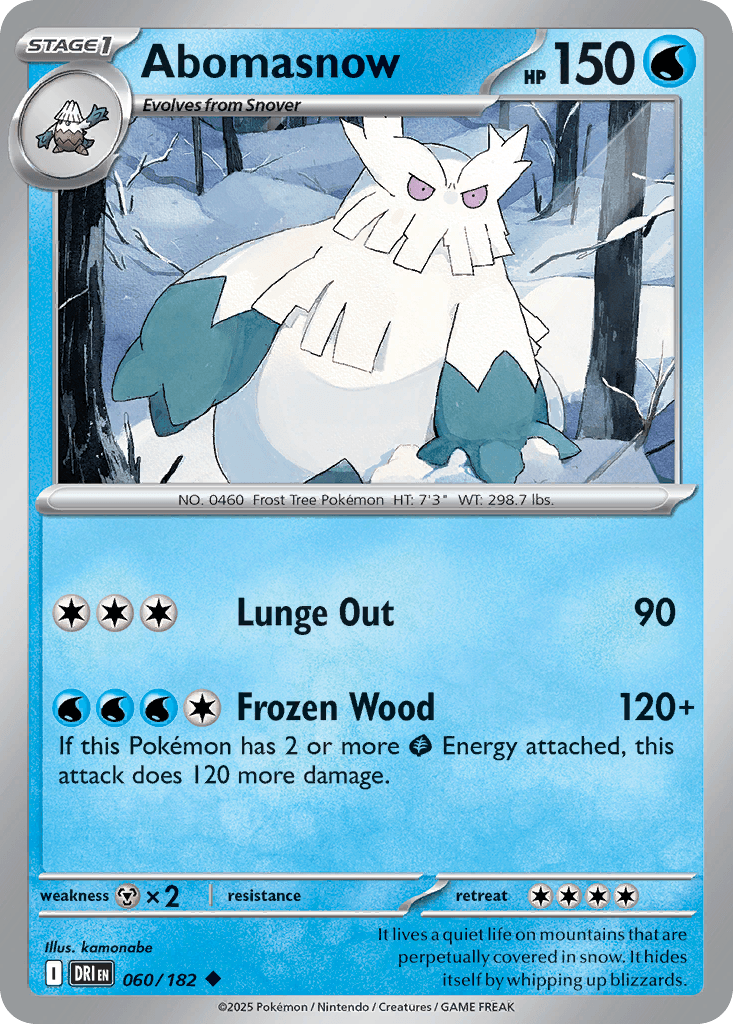 Abomasnow 60 — Destined Rivals
