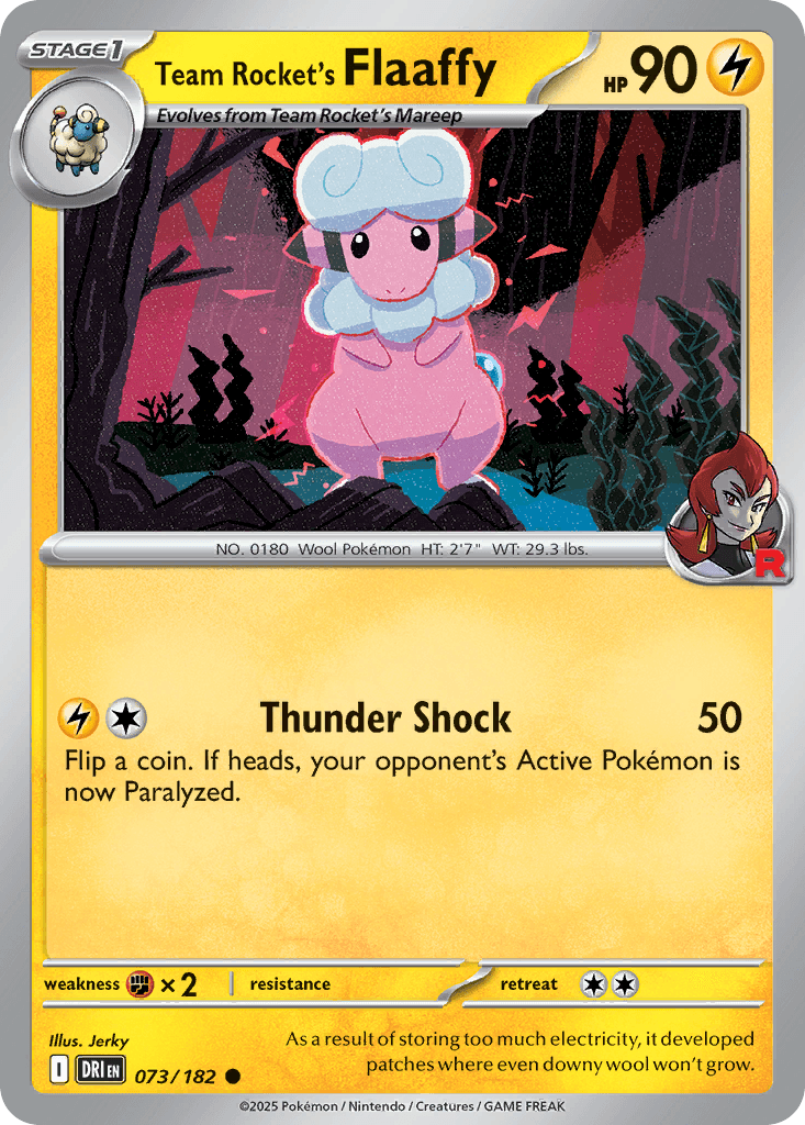 Team Rocket's Flaaffy 73