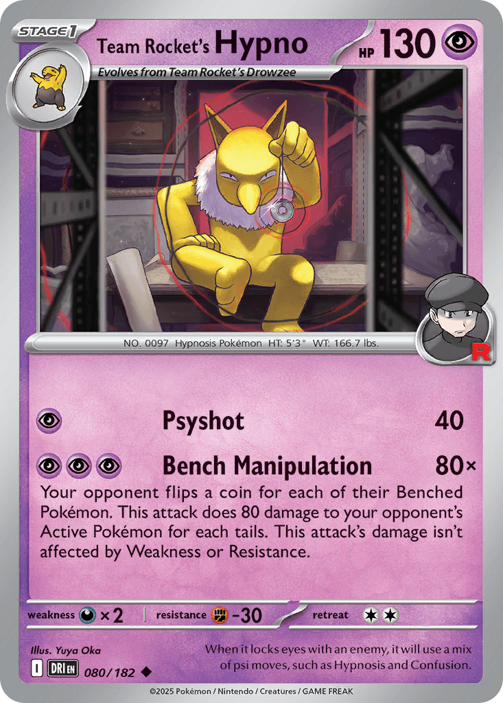 Team Rocket's Hypno 80