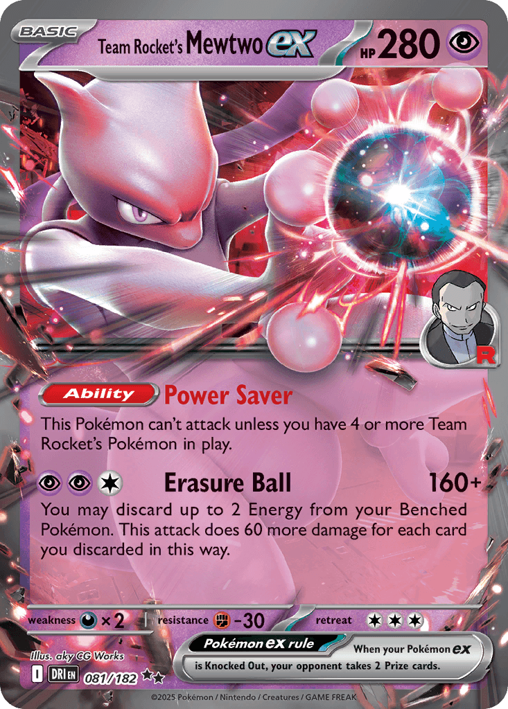 Team Rocket's Mewtwo ex 81