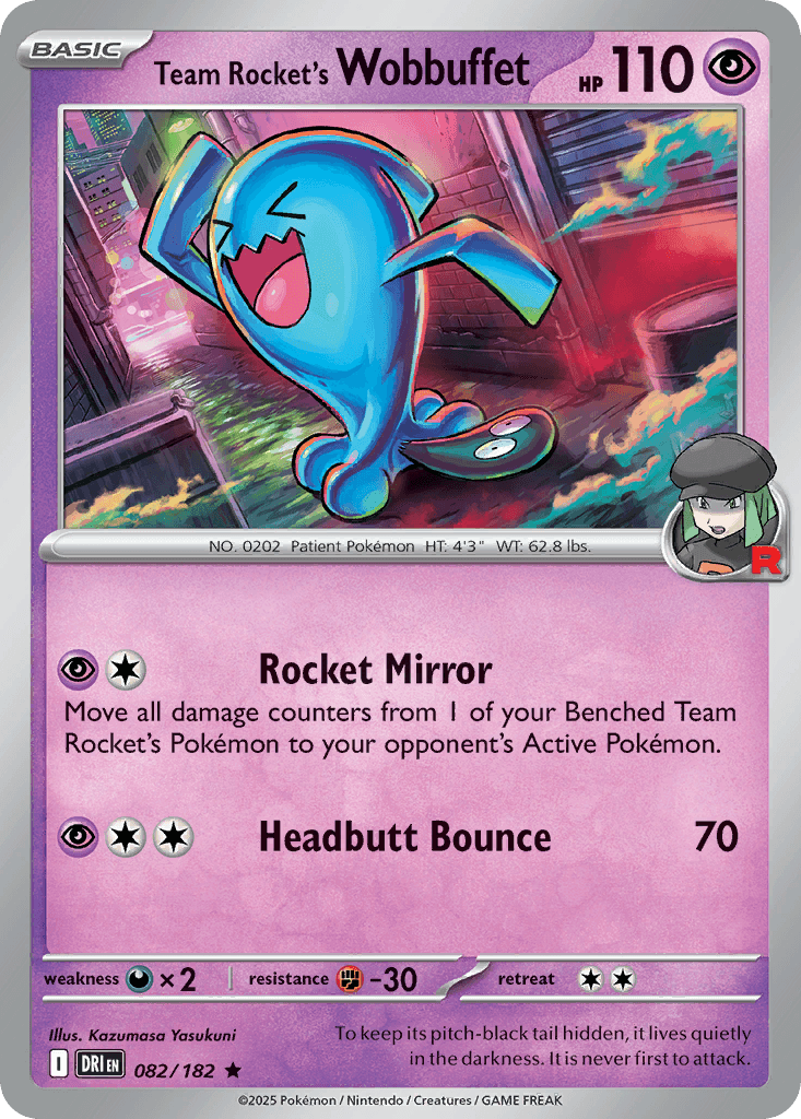 Team Rocket's Wobbuffet 82