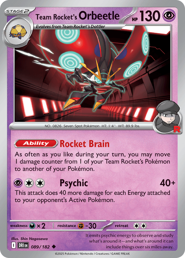Team Rocket's Orbeetle 89