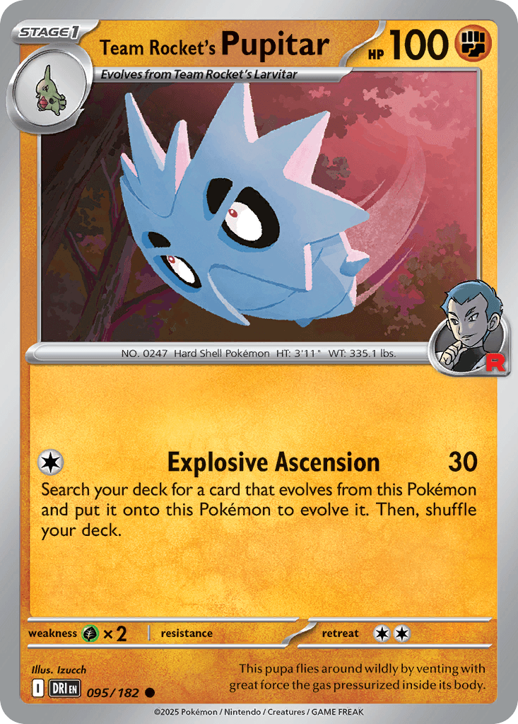 Team Rocket's Pupitar 95 — Destined Rivals