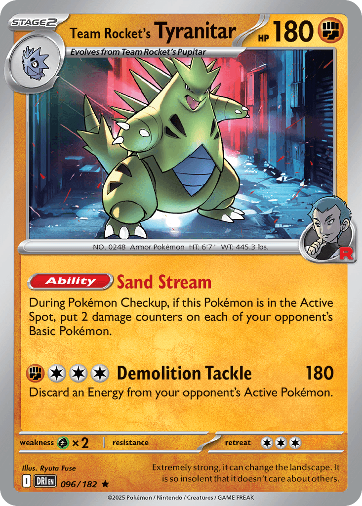 Team Rocket's Tyranitar 96