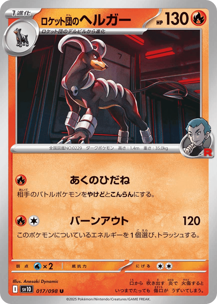 Team Rocket's Houndoom 17