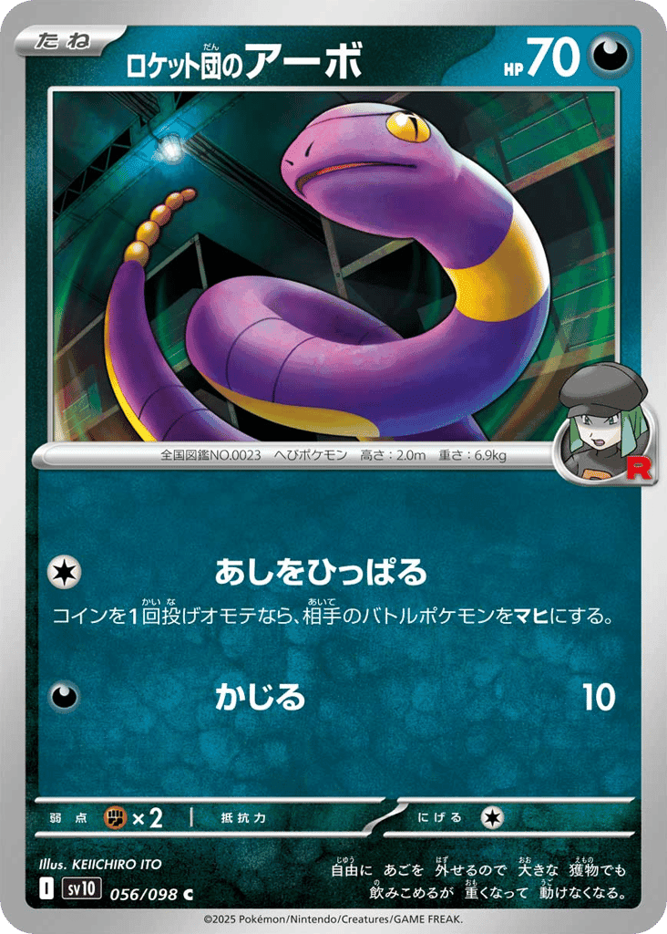 Team Rocket's Ekans 56