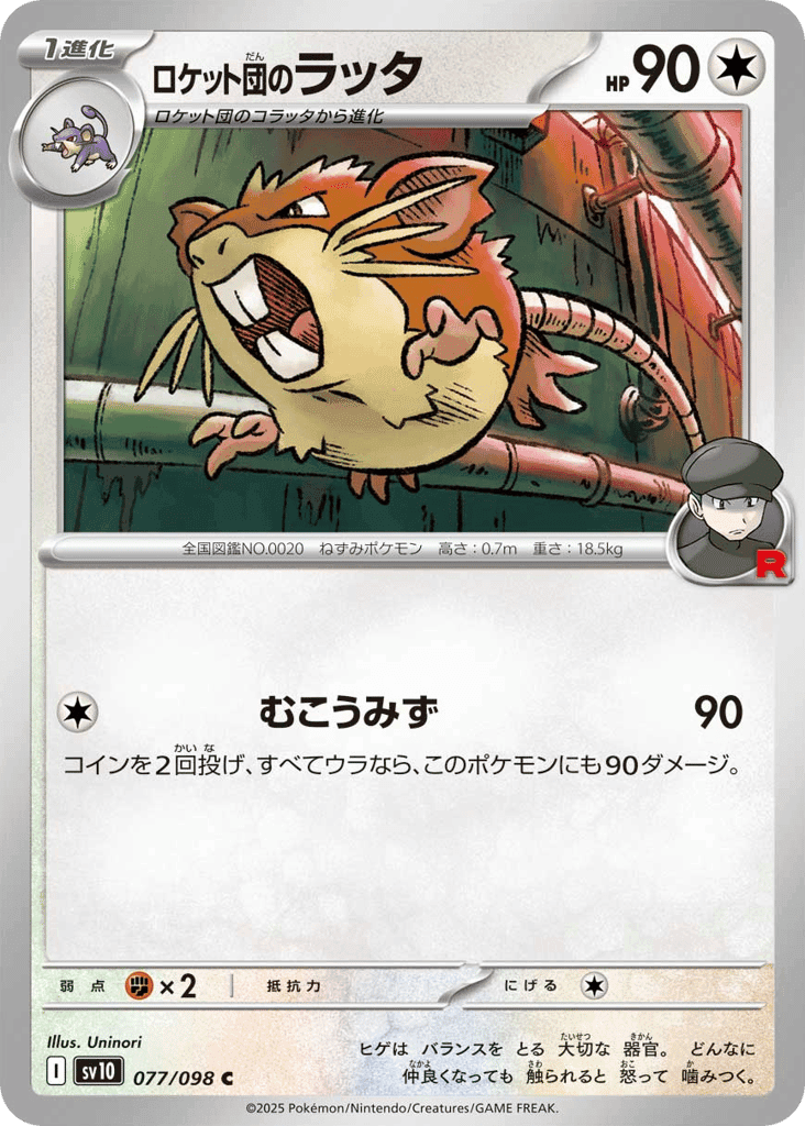 Team Rocket's Raticate 77
