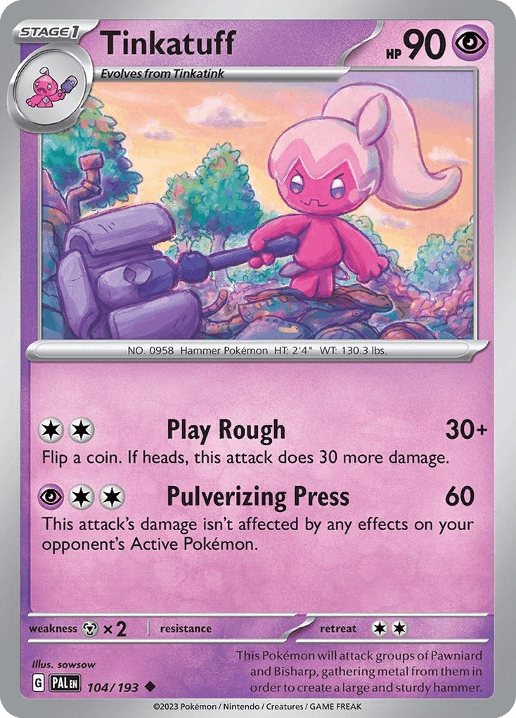 Tinkatuff 104 — Scarlet & Violet: Paldea Evolved