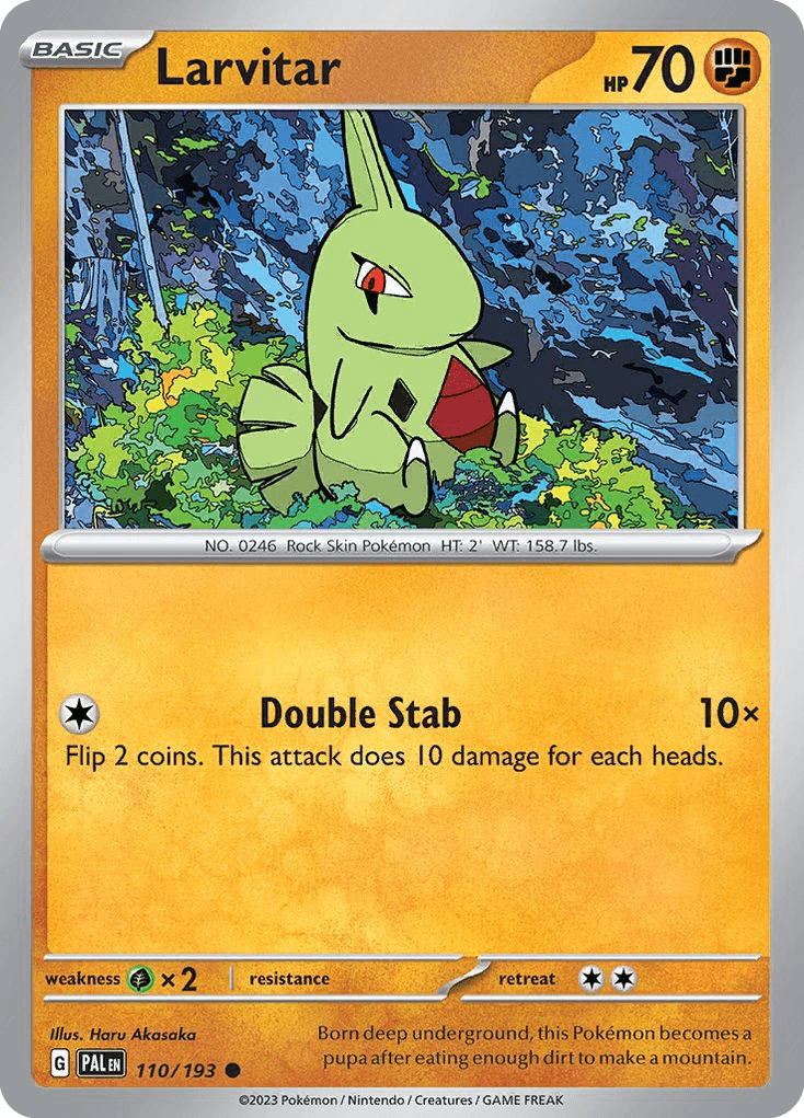 Larvitar 110 — Scarlet & Violet: Paldea Evolved