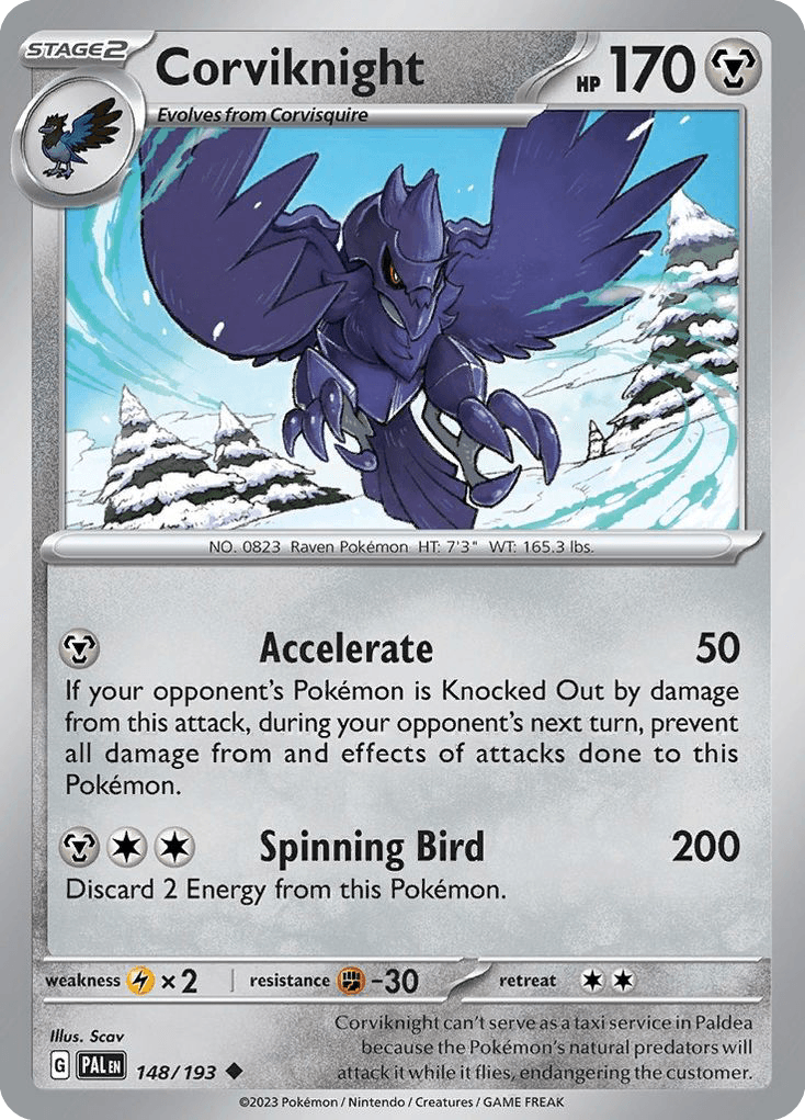 Corviknight 148 — Scarlet & Violet: Paldea Evolved