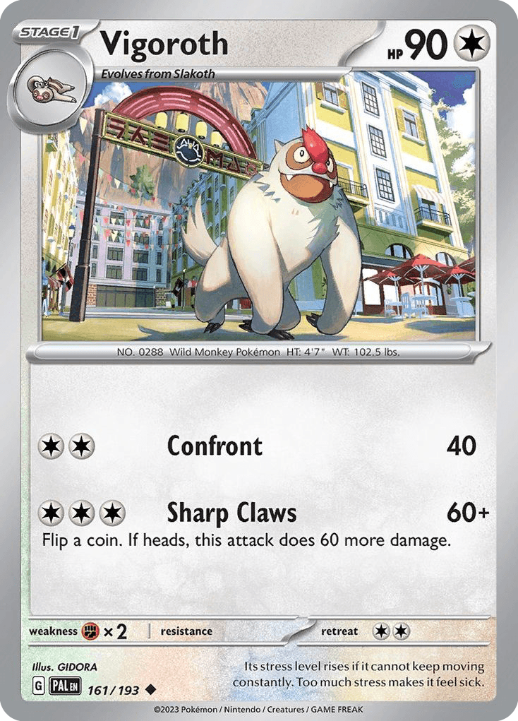 Vigoroth 161 — Scarlet & Violet: Paldea Evolved