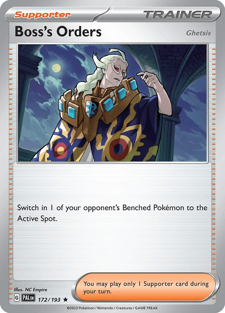 Boss's Orders (Ghetsis) 172 — Scarlet & Violet: Paldea Evolved