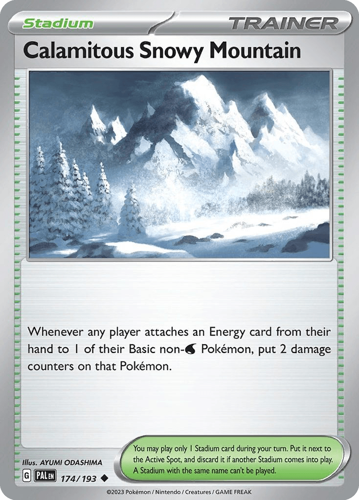 Calamitous Snowy Mountain 174 — Scarlet & Violet: Paldea Evolved
