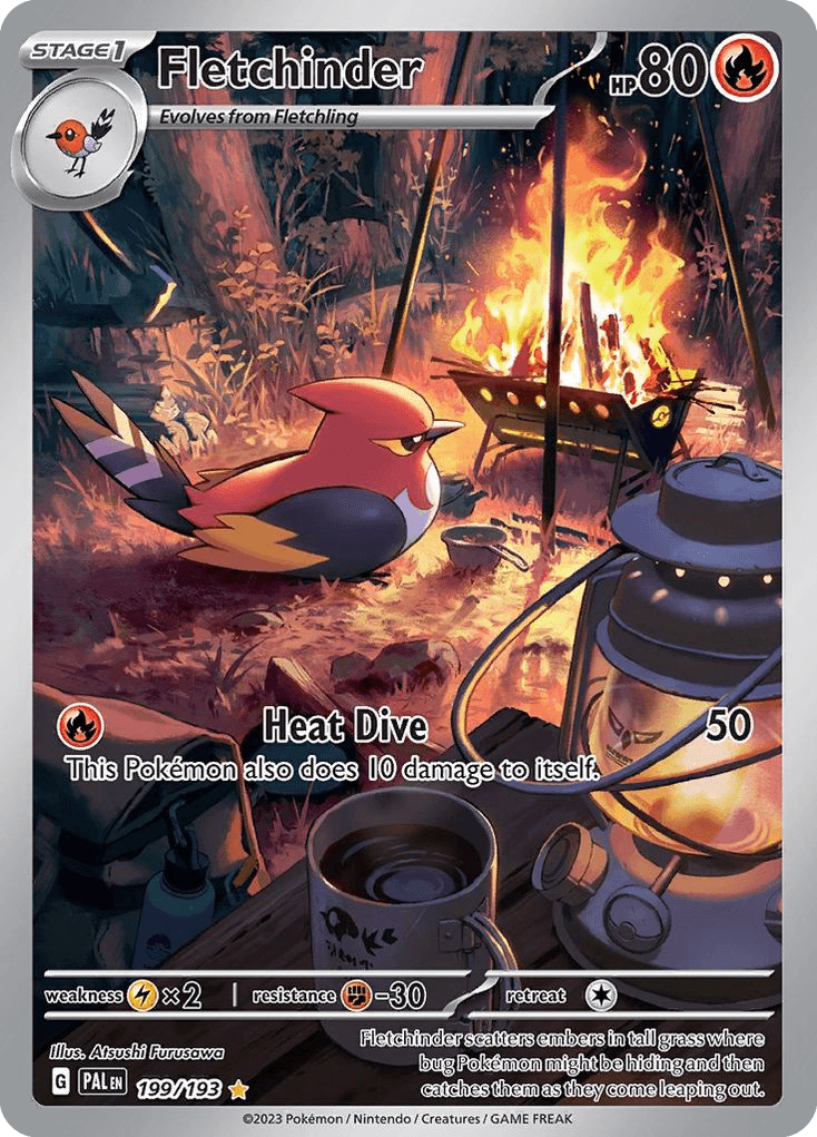 Fletchinder 199 — Scarlet & Violet: Paldea Evolved