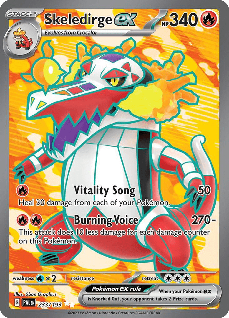 Skeledirge ex 233 — Scarlet & Violet: Paldea Evolved