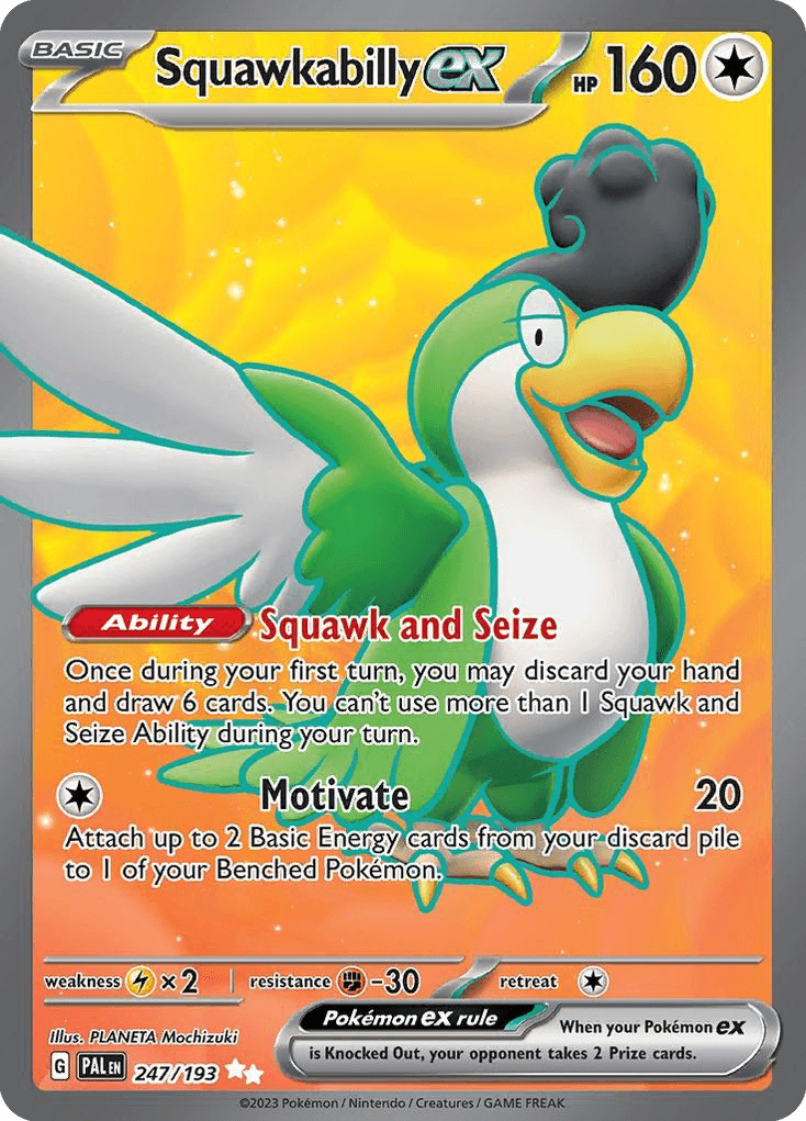 Squawkabilly ex 247 — Scarlet & Violet: Paldea Evolved