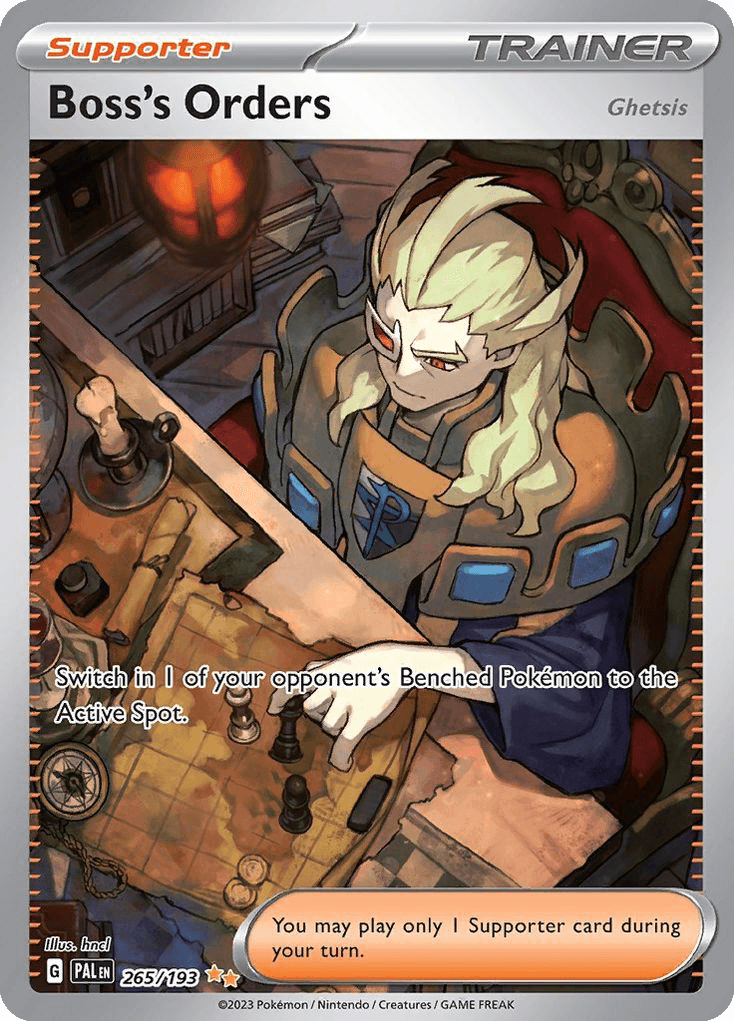 Boss's Orders (Ghetsis) 265 — Scarlet & Violet: Paldea Evolved