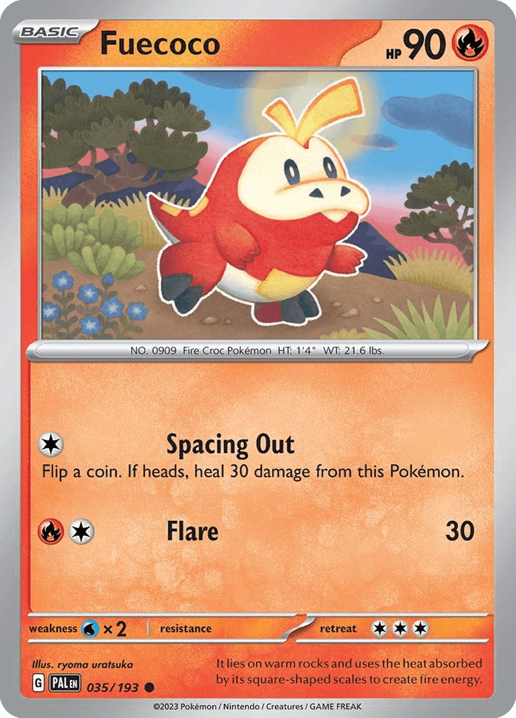 Fuecoco 35 — Scarlet & Violet: Paldea Evolved