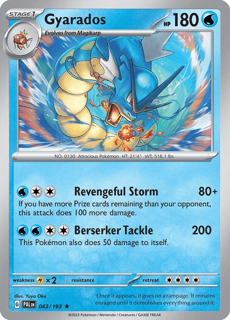 Gyarados 43 — Scarlet & Violet: Paldea Evolved